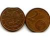 Монета 2 евроцента 2005г D Германия