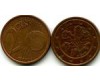 Монета 2 евроцента 2008г D Германия