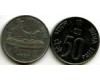 Монета 50 паис 1988г круг Индия