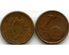 Монета 1 евроцентов 2013г Ирландия