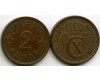 Монета 2 аурара 1942г Исландия