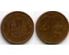 Монета 2 евроцента 2013г Испания