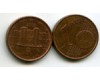 Монета 1 евроцент 2009г Италия