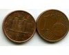 Монета 1 евроцент 2012г Италия