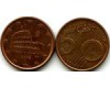 Монета 5 евроцента 2016г Италия