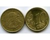 Монета 10 евроцентов 2008г Италия
