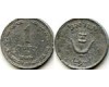 Монета 1 прута 1949г Израиль