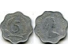 Монета 5 центов 1992г Карибские острова