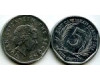 Монета 5 центов 2015г Карибские острова