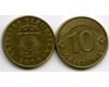 Монета 10 сентим 2008г Латвия