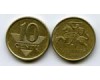 Монета 10 сенти 2007г Литва