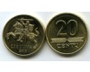 Монета 20 сенти 2010г АЦ Литва