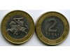 Монета 2 лита 2002г Литва
