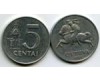Монета 5 сенти 1991г Литва