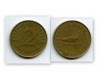 Монета 2 денари 1993г Македония