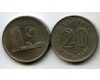 Монета 20 сен 1981г Малазия