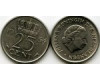 Монета 25 центов 1954г Нидерланды