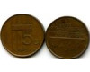 Монета 5 центов 1990г Нидерланды
