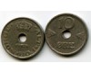 Монета 10 оре 1924г Норвегия