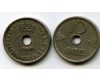 Монета 10 оре 1938г Норвегия