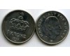 Монета 1 крона 1992г Норвегия