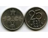 Монета 25 оре 1975г Норвегия