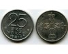 Монета 25 оре 1976г Норвегия