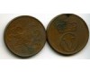 Монета 2 оре 1971г Норвегия
