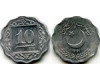 Монета 10 паис 1991г Пакистан