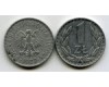 Монета 1 злотый 1977г Польша