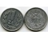 Монета 1 злотый 1987г Польша