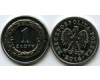 Монета 1 злотый 2014г Польша