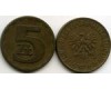 Монета 5 злотых 1976г Польша