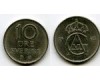 Монета 10 эрэ 1965г Швеция