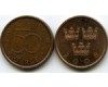 Монета 50 эрэ 2008г Швеция