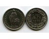 Монета 1/2 франка 1977г Швейцария