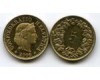Монета 5 раппен 2008г Швейцария