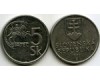 Монета 5 крон 1993г Словакия