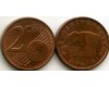 Монета 2 евроцента 2007г Словения