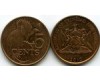 Монета 5 центов 2010г Тринидад