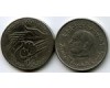 Монета 1/2 динара 1976г Тунис