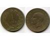 Монета 1 лира 1957г Турция