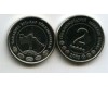 Монета 2 тенге 2009г Туркменистан