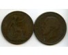 Монета 1 пенни 1918г Великобритания