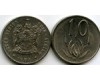 Монета 10 центов 1984г Южная Африка