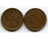 Монета 5 центов 1994г Южная Африка