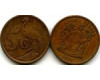 Монета 5 центов 1999г Южная Африка