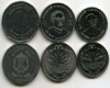 Набор монет 1,2,5 така 2010-12г Бангладеш