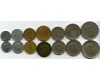Набор монет 10,50 сент, 1;2,5;5,25,50 песет Франко Испания