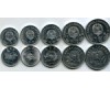 Набор монет 1,5,10,50,1 чон цветы 2002-08г КНДР